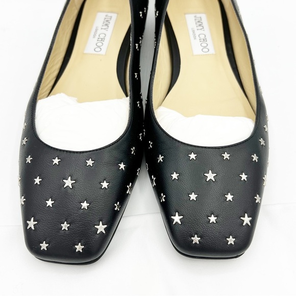 Jimmy Choo Modell star-stud Ballerina Flat Shoes - size 39 - Picture 3 of 11